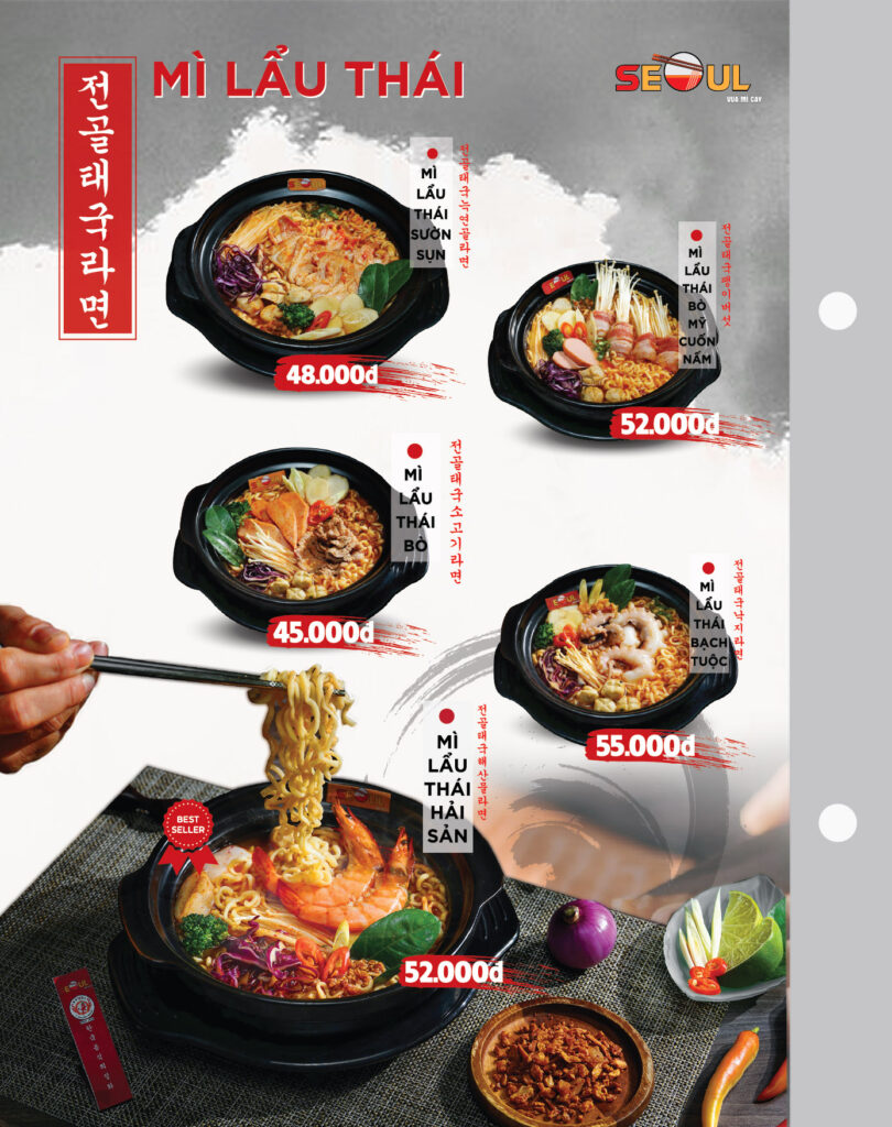 Menu SEOUL Nam Định trang 3