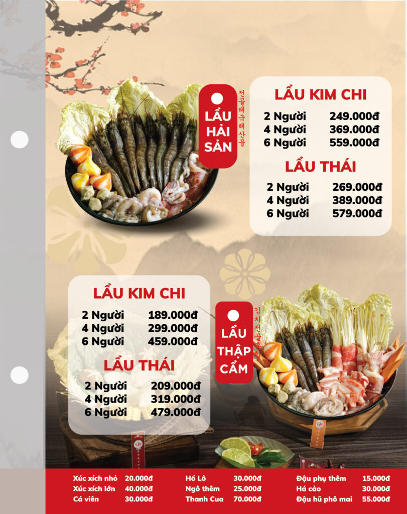 Menu SEOUL Nam Định trang 6