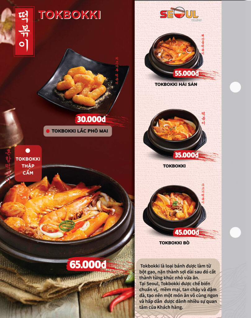 Menu SEOUL Nam Định trang 9