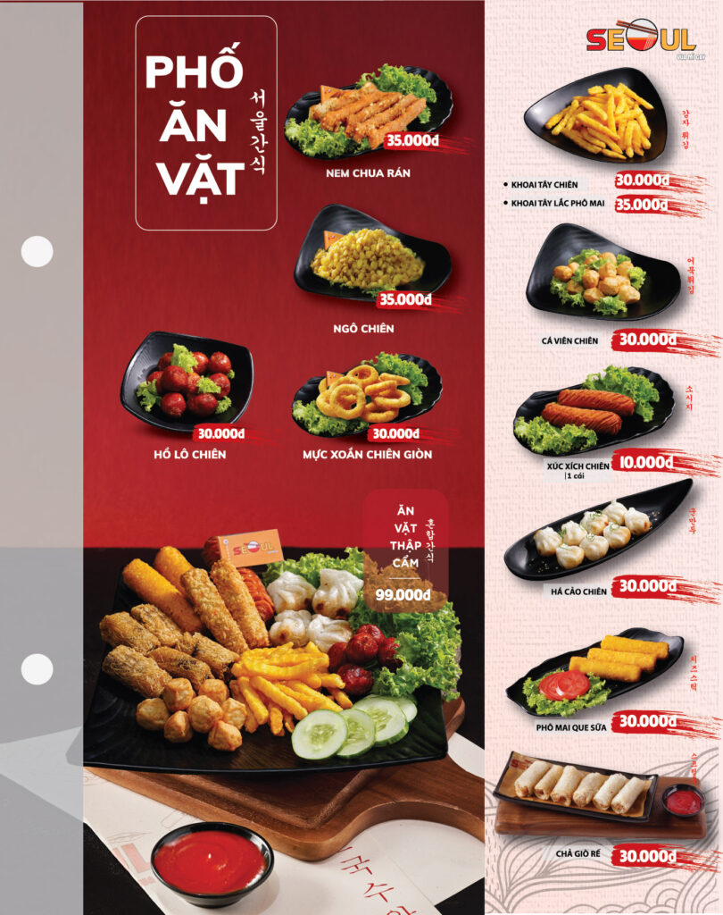 Menu SEOUL Nam Định trang 12