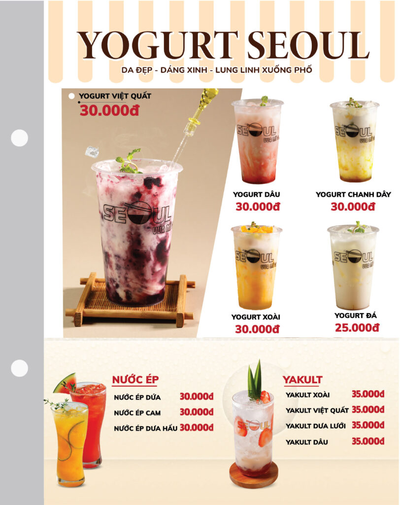 Menu SEOUL Nam Định trang 14