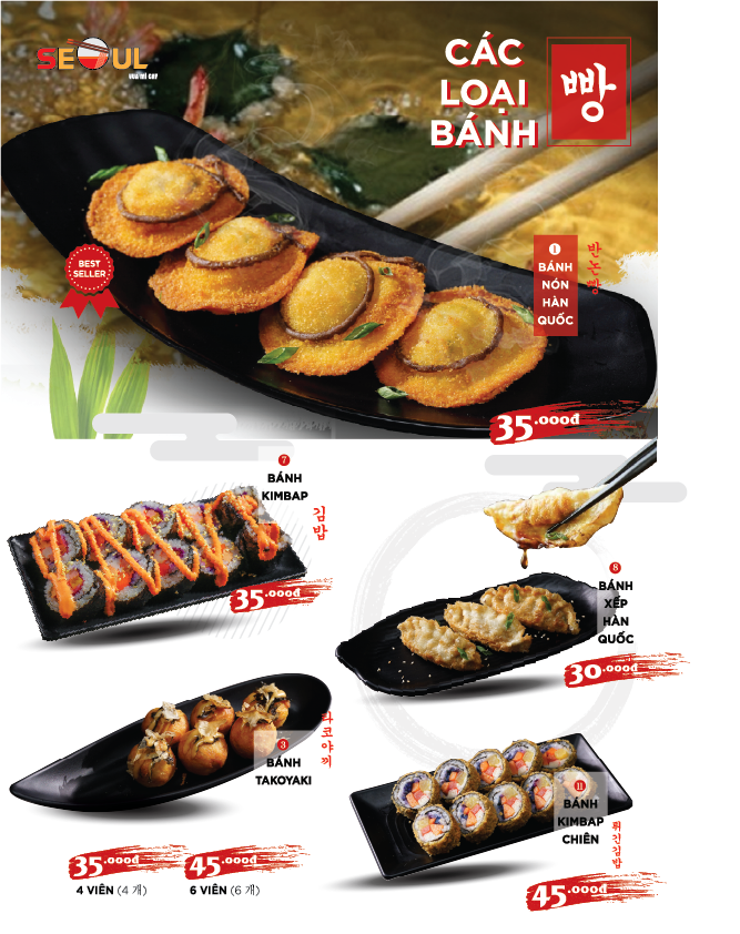 Menu SEOUL Minh Hưng trang 7
