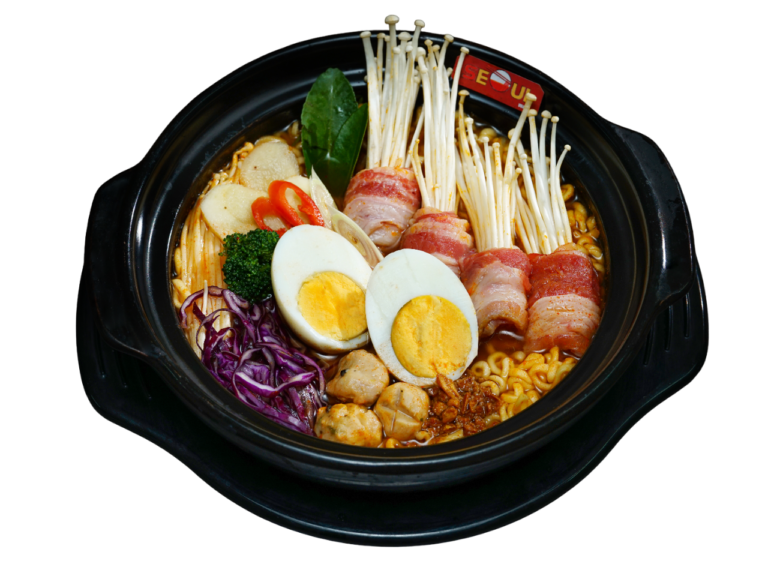 Mì lẩu thái Bò Mỹ Trứng