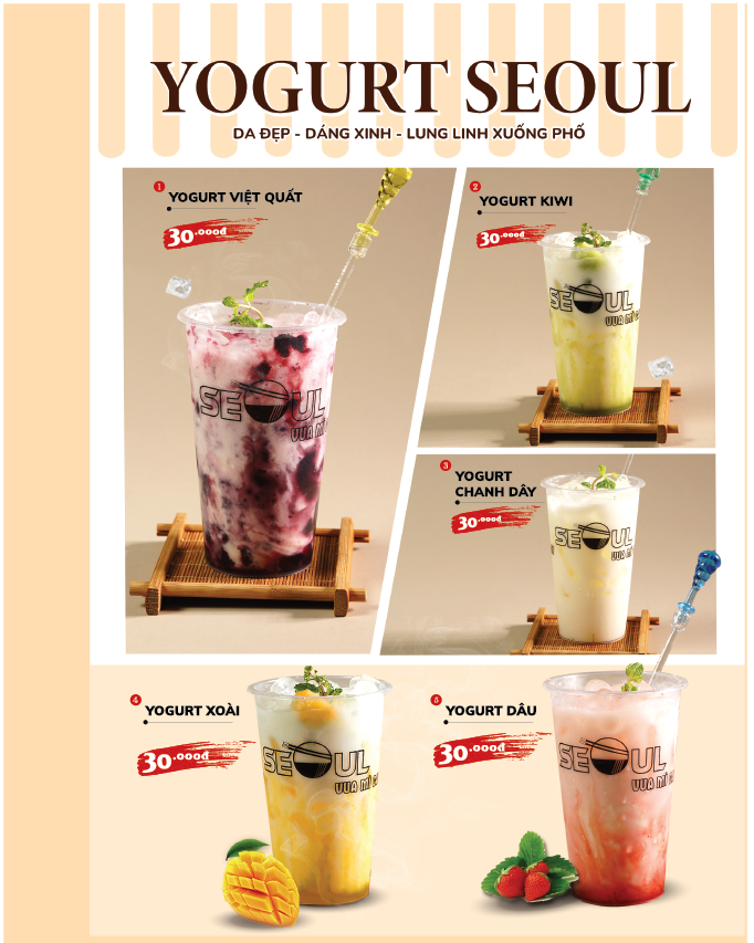 Menu SEOUL Châu Đốc trang 16