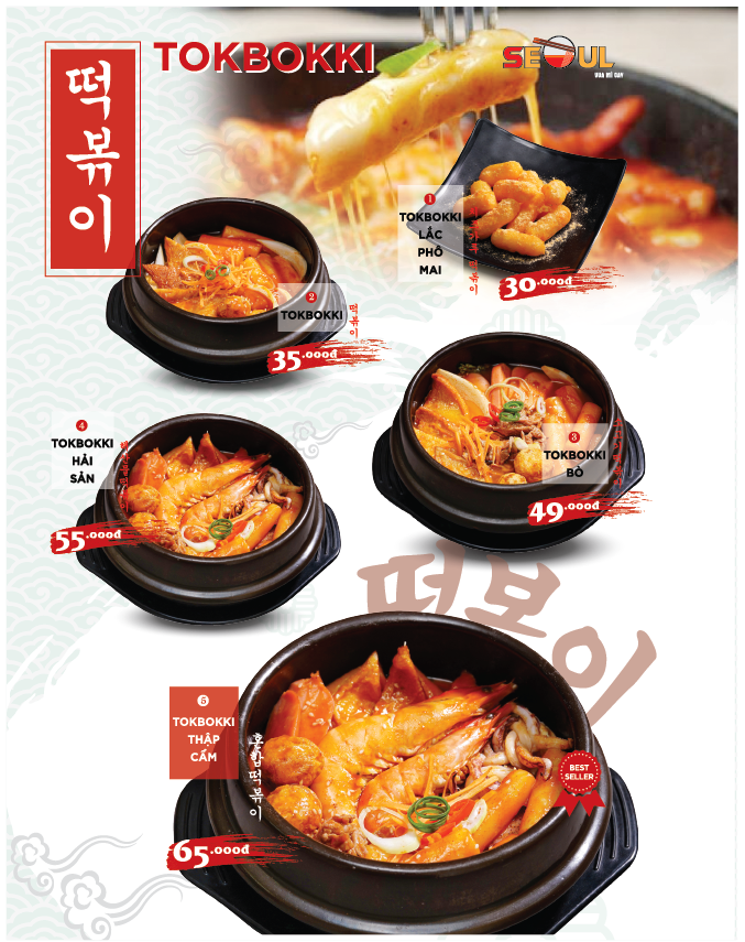 Menu SEOUL Châu Đốc trang 5