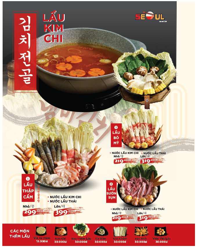 Menu SEOUL Châu Đốc trang 6