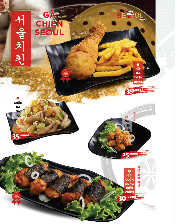 Menu SEOUL Châu Đốc trang 8