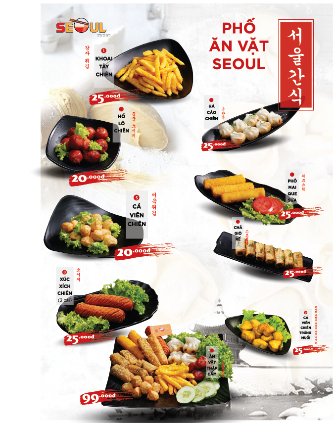 Menu SEOUL Châu Đốc trang 11