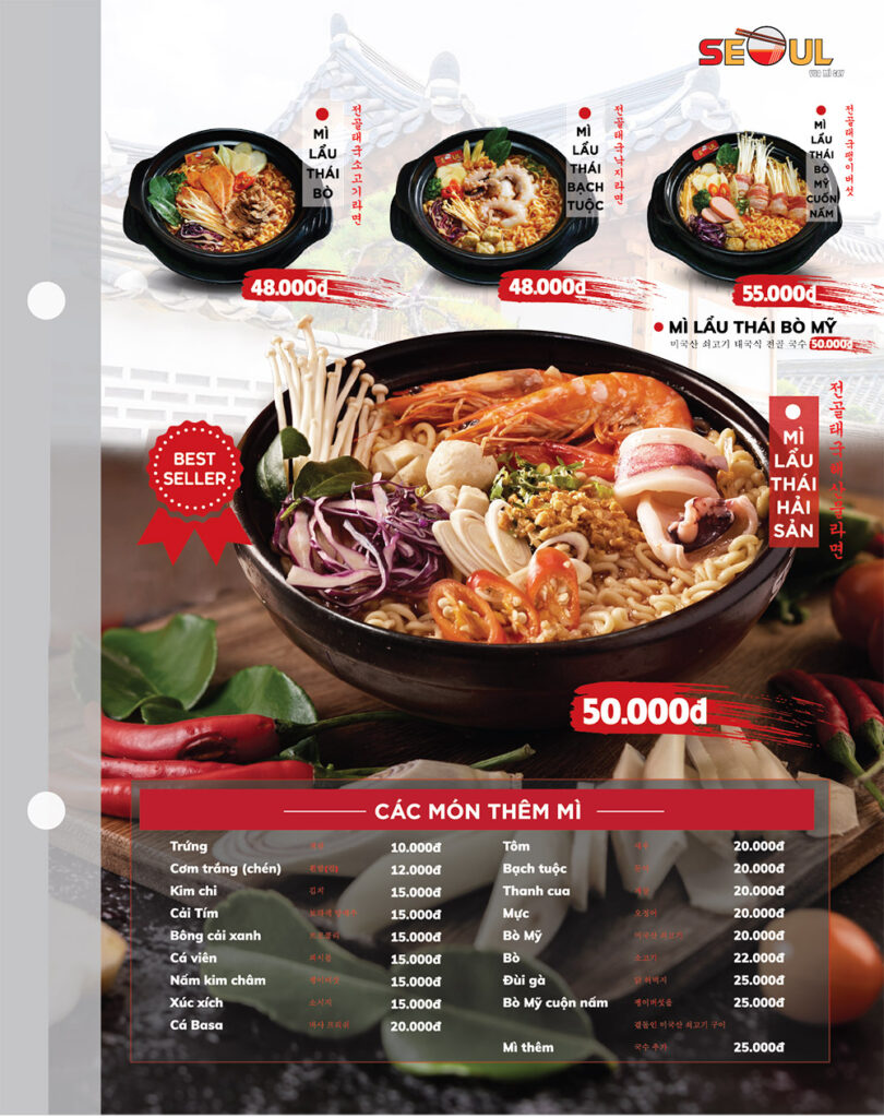 Menu SEOUL Thuận Giao trang 4
