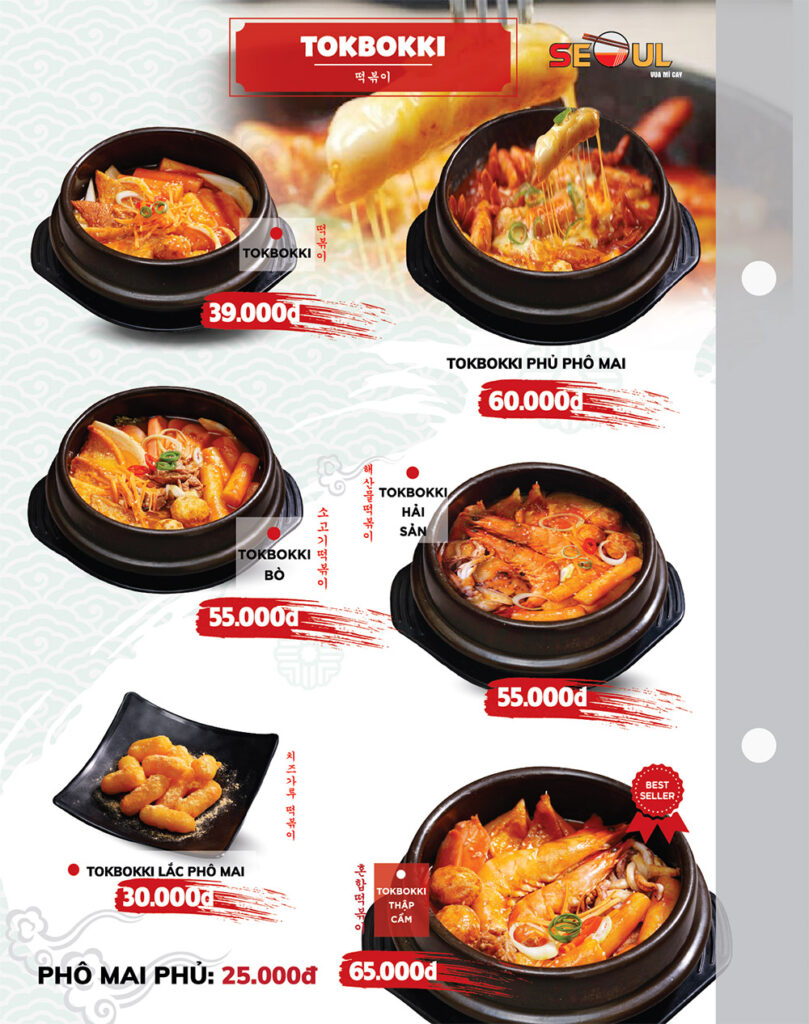 Menu SEOUL Thuận Giao trang 11