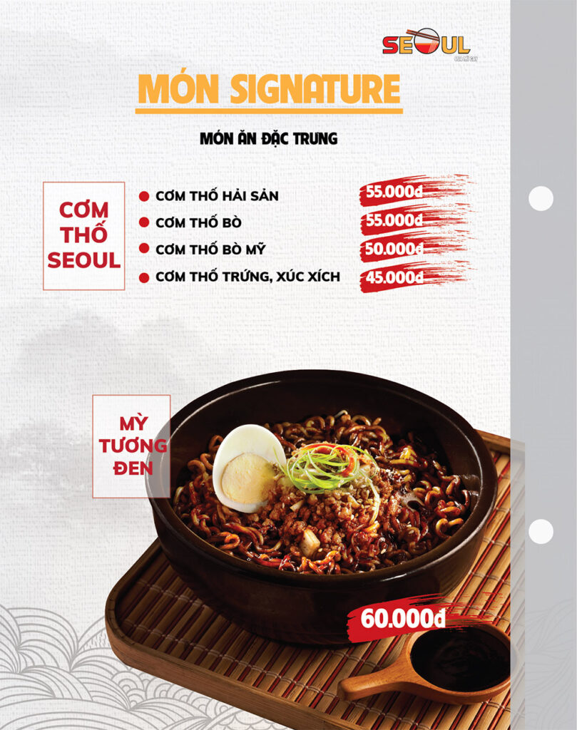 Menu SEOUL Thuận Giao trang 15