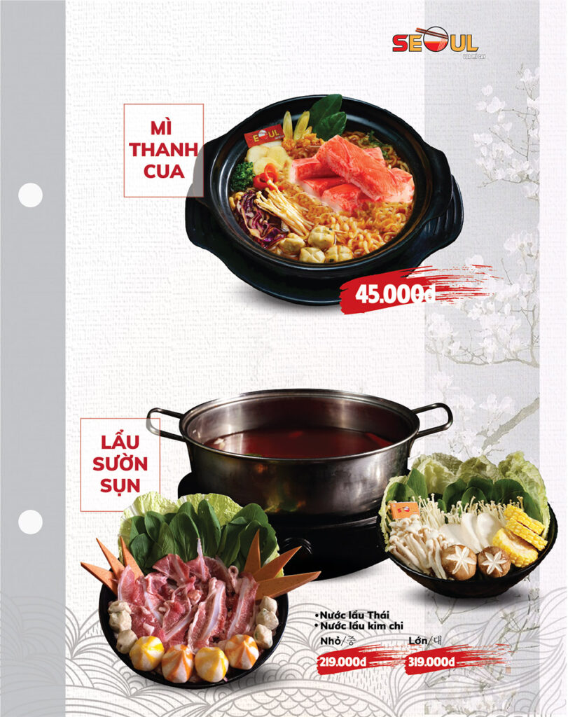 Menu SEOUL Thuận Giao trang 16