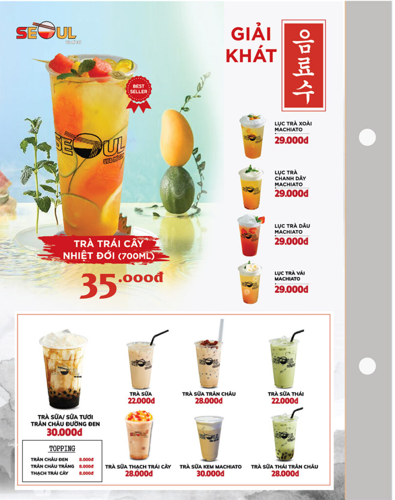 Menu SEOUL Thuận Giao trang 17