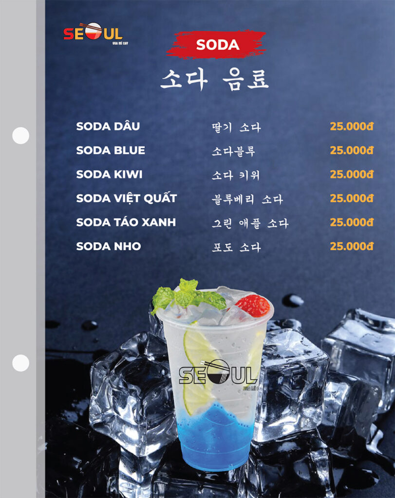 Menu SEOUL Thuận Giao trang 20