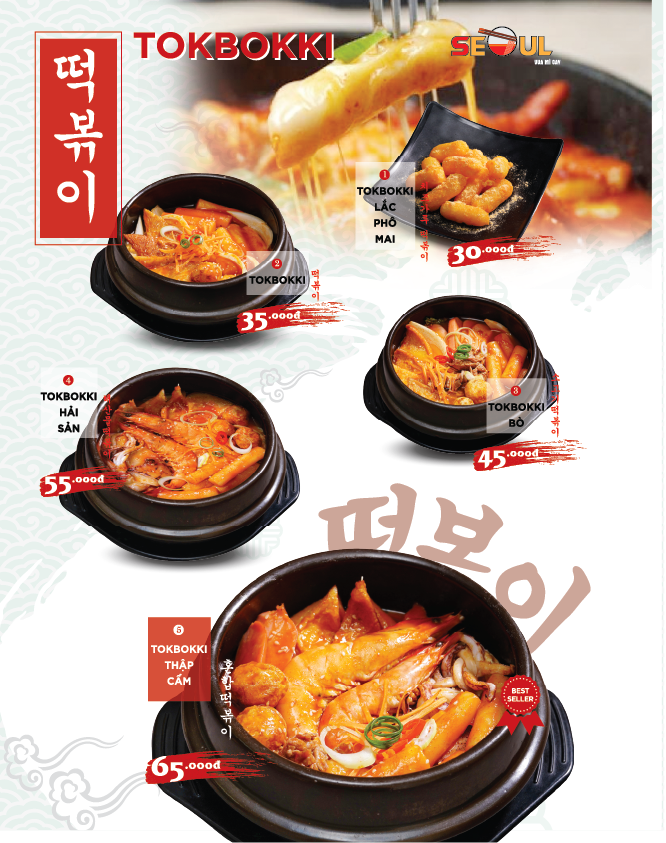 Menu SEOUL Châu Đức trang 9