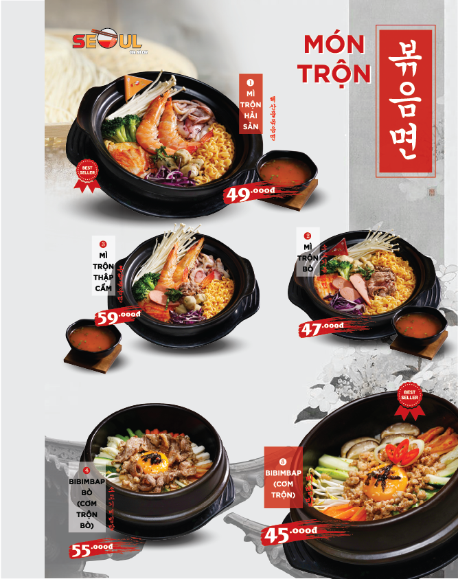 Menu SEOUL Châu Đức trang 10