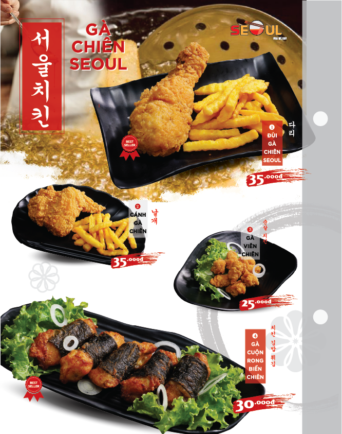 Menu SEOUL Tân An trang 11