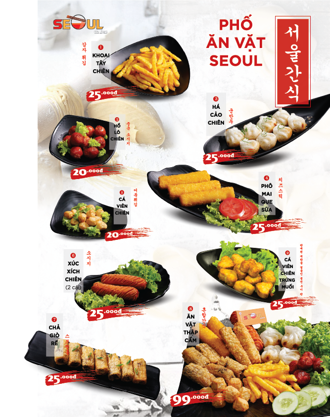 Menu SEOUL Châu Đức trang 12