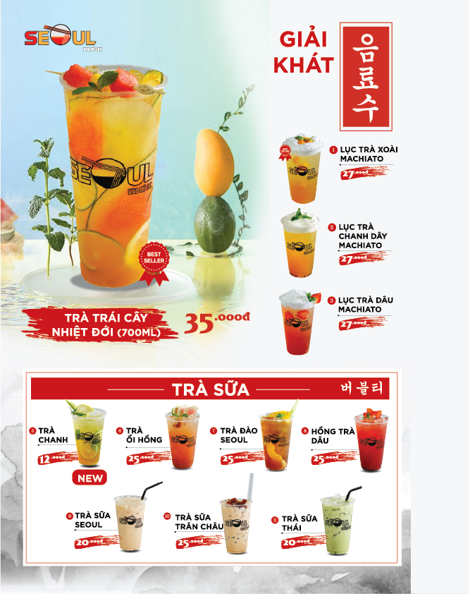Menu SEOUL Nha Trang trang 13