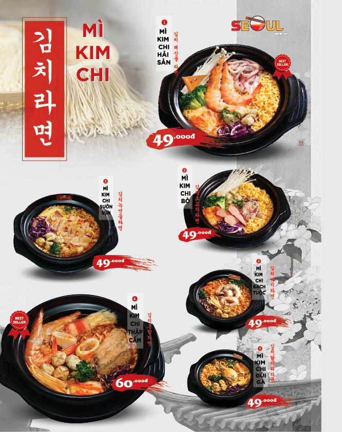 Menu SEOUL Nha Trang trang 1