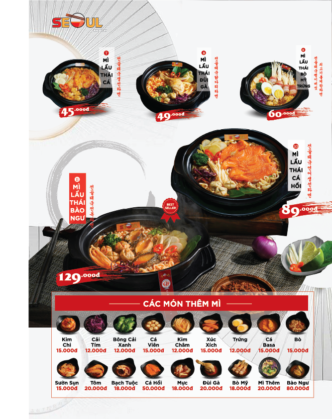 Menu SEOUL Châu Đức trang 4