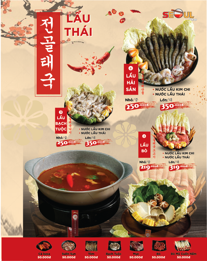 Menu SEOUL Châu Đức trang 6