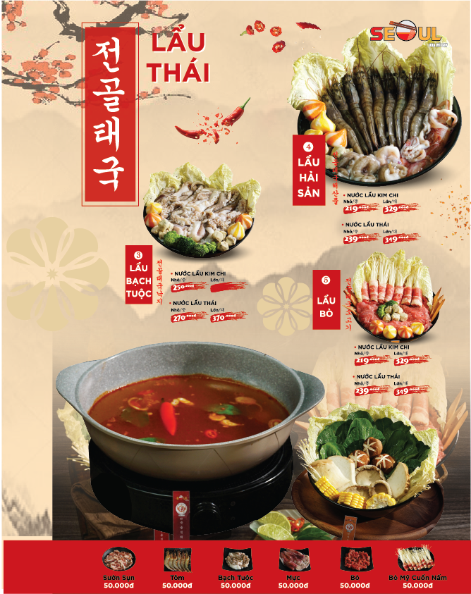Menu SEOUL Nha Trang trang 6