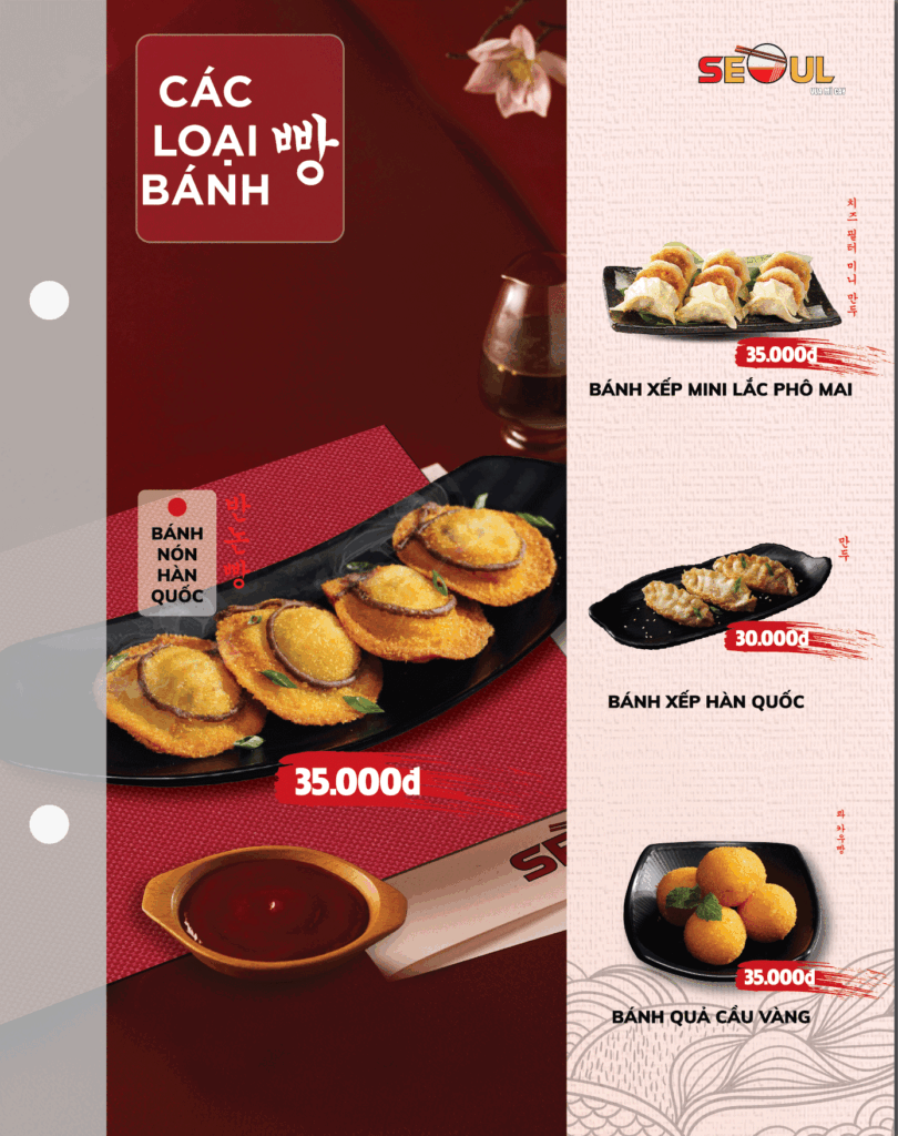 Menu SEOUL Sa Đéc trang 8