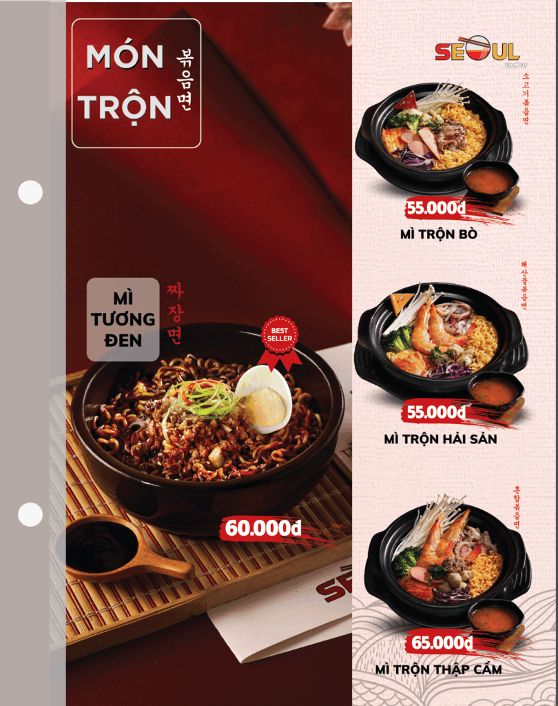 Menu SEOUL Sa Đéc trang 10
