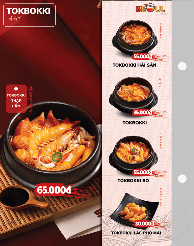 Menu SEOUL Sa Đéc trang 11