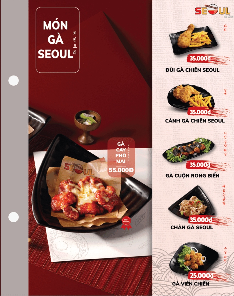 Menu SEOUL Sa Đéc trang 12