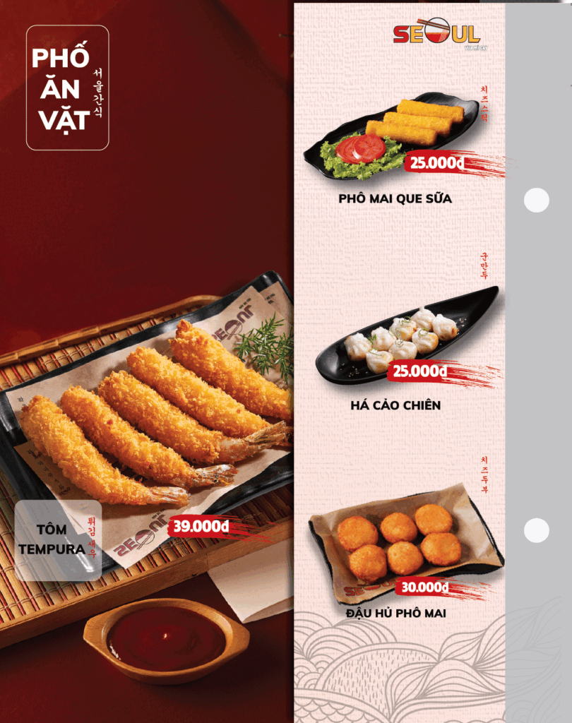 Menu SEOUL Sa Đéc trang 13