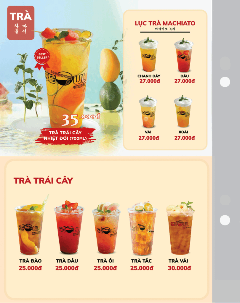 Menu SEOUL Sa Đéc trang 15