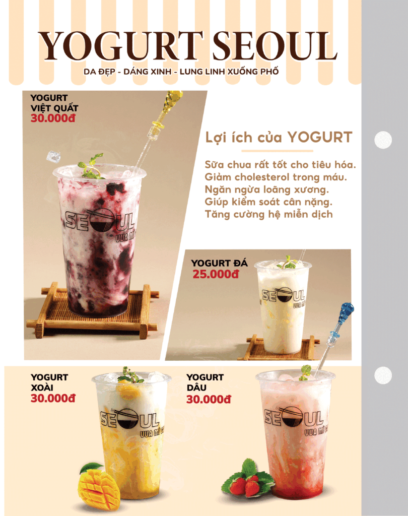 Menu SEOUL Sa Đéc trang 17