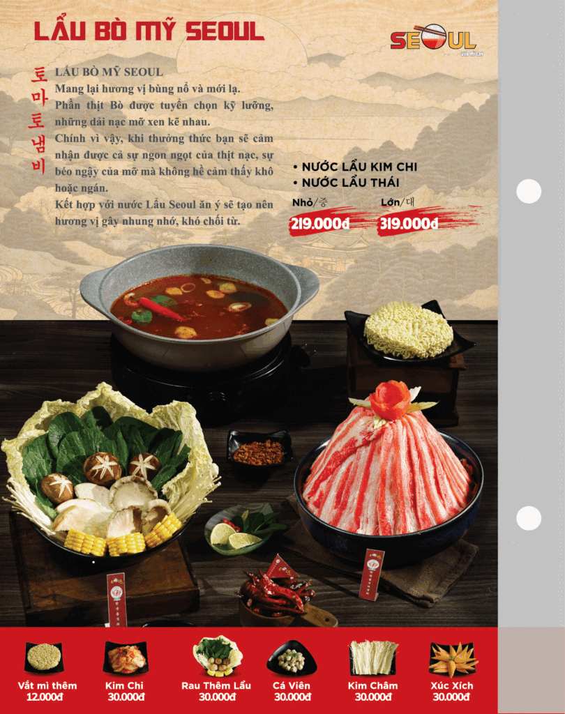 Menu SEOUL Phan Rí Cửa trang 5
