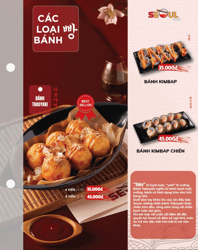 Menu SEOUL Phan Rí Cửa trang 8