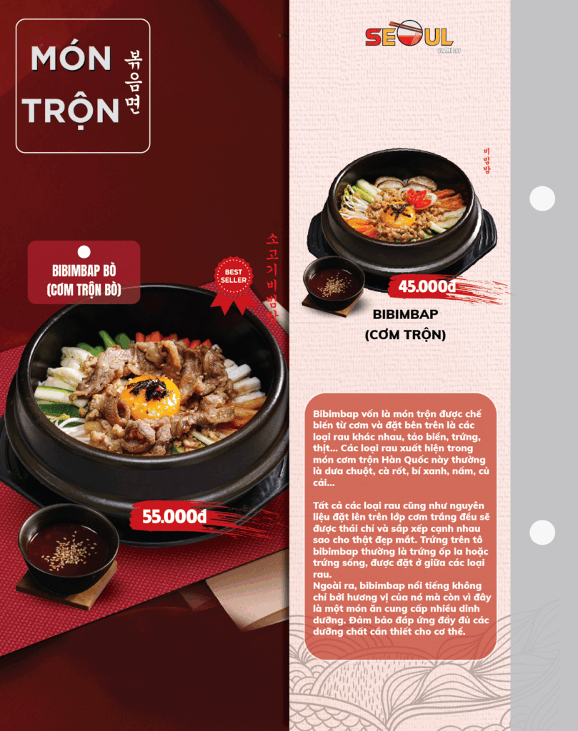 Menu SEOUL Phan Rí Cửa trang 9