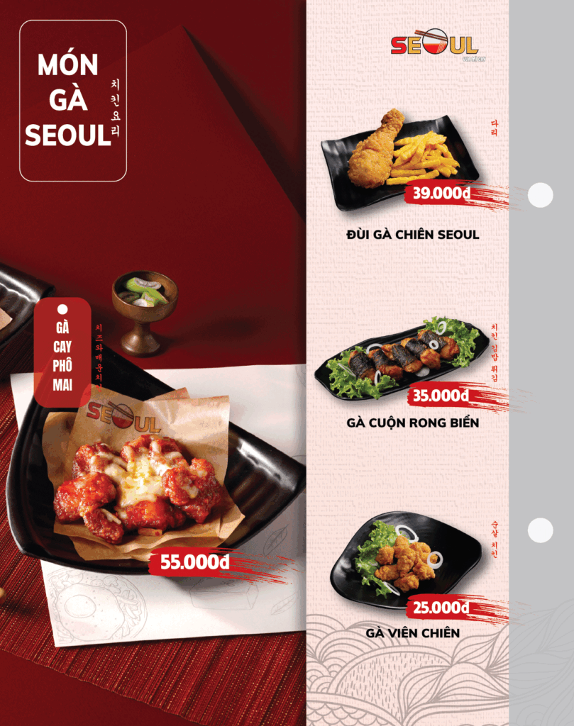 Menu SEOUL Phan Rí Cửa trang 11
