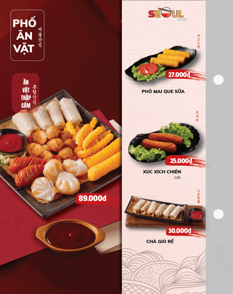 Menu SEOUL Phan Rí Cửa trang 13