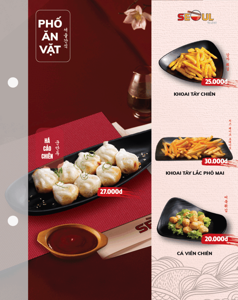 Menu SEOUL Phan Rí Cửa trang 14