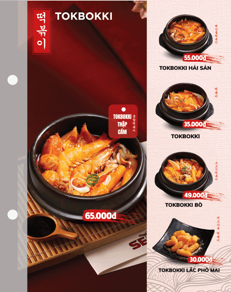 Menu SEOUL Tân Châu trang 8