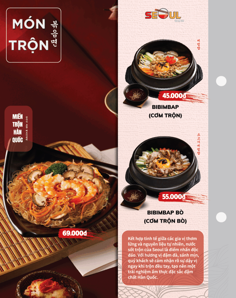 Menu SEOUL Tân Châu trang 9