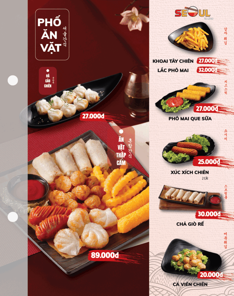 Menu SEOUL Tân Châu trang 12
