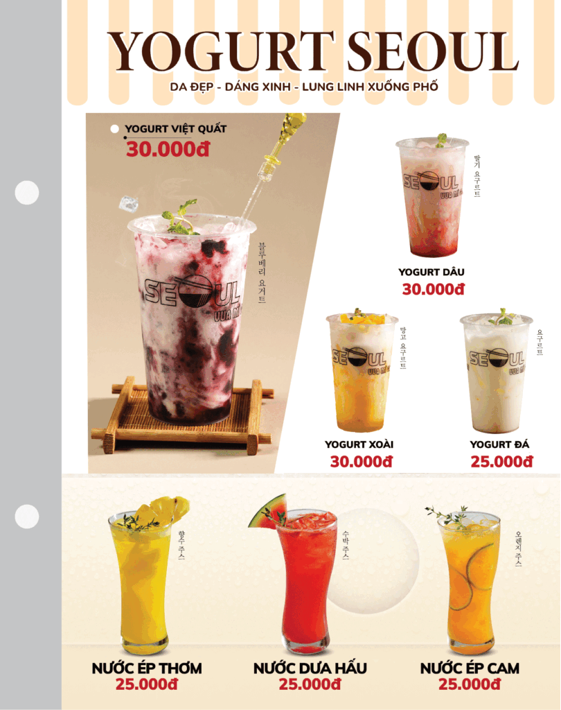 Menu SEOUL Tân Châu trang 14