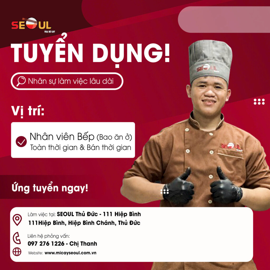 SEOUL THỦ ĐỨC – 111 HIỆP BÌNH TUYỂN DỤNG
