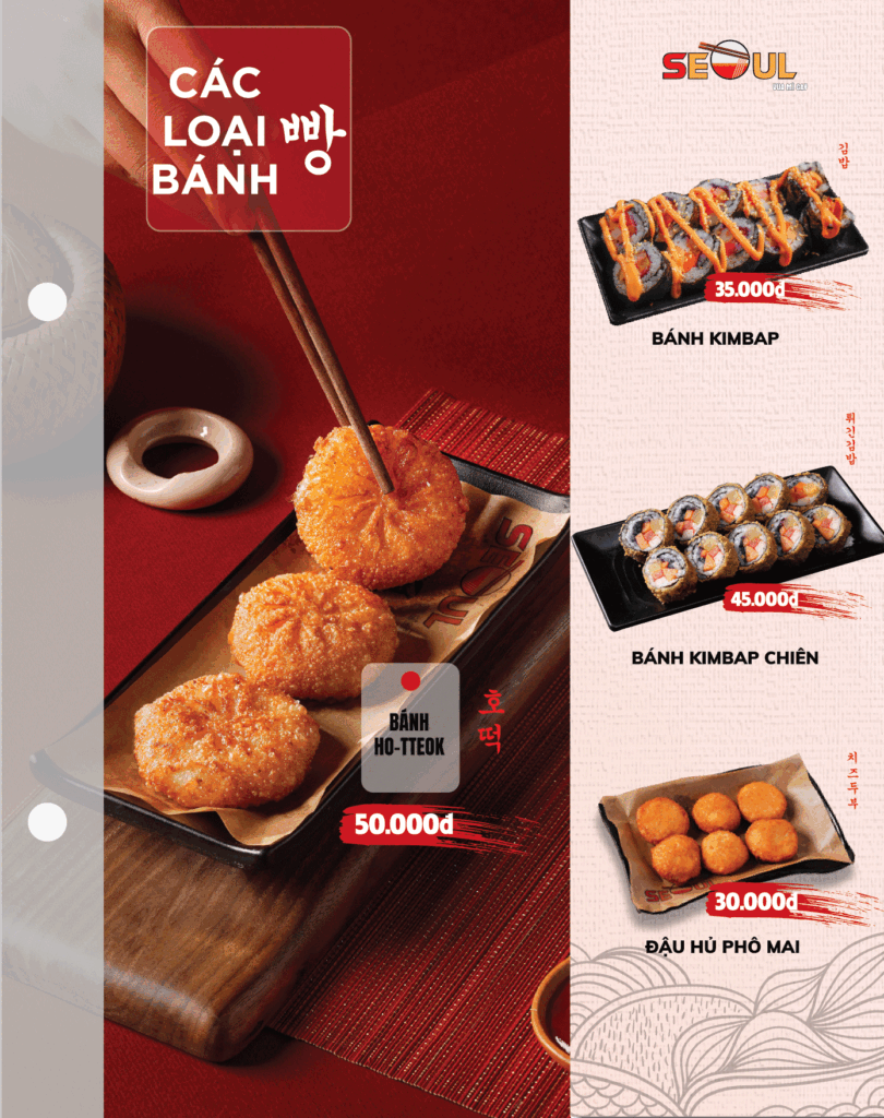 Menu SEOUL Tô Ngọc Vân trang 8