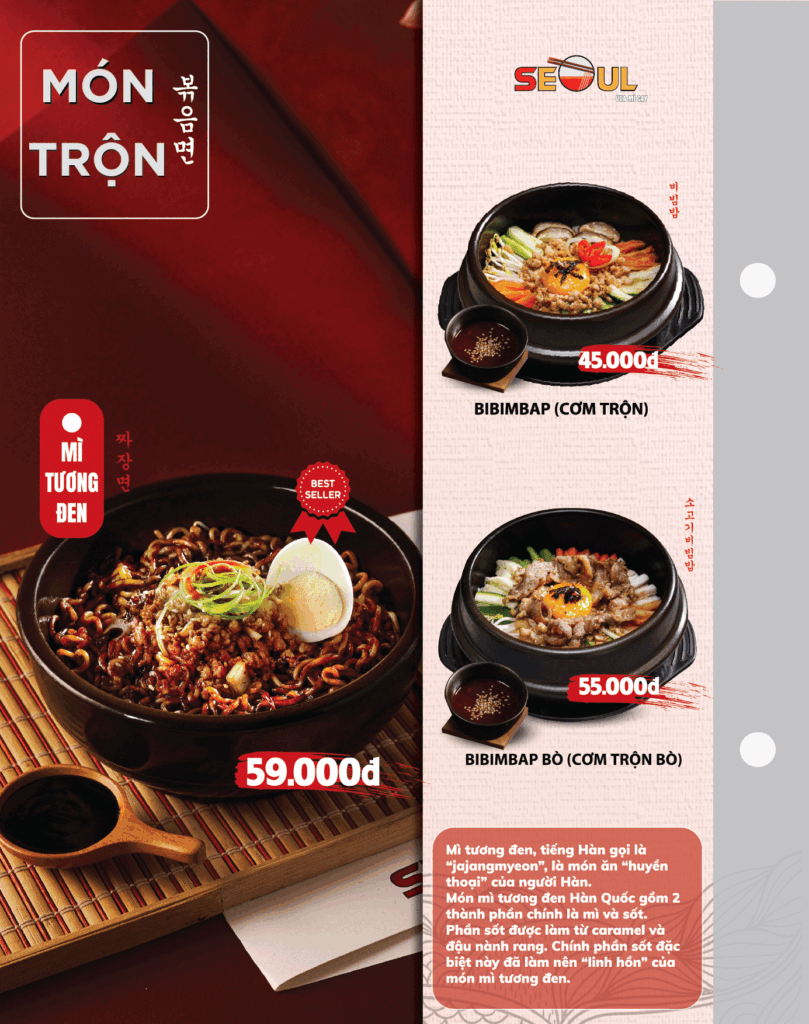 Menu SEOUL Tô Ngọc Vân trang 9