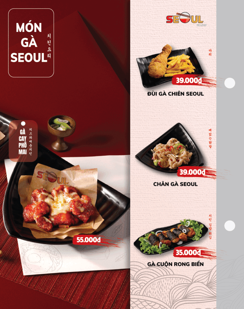Menu SEOUL Tô Ngọc Vân trang 11