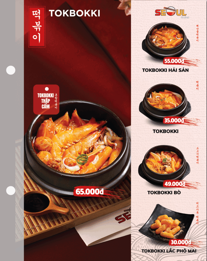 Menu SEOUL Tô Ngọc Vân trang 12