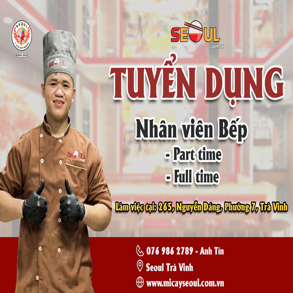 SEOUL TRÀ VINH TUYỂN DỤNG
